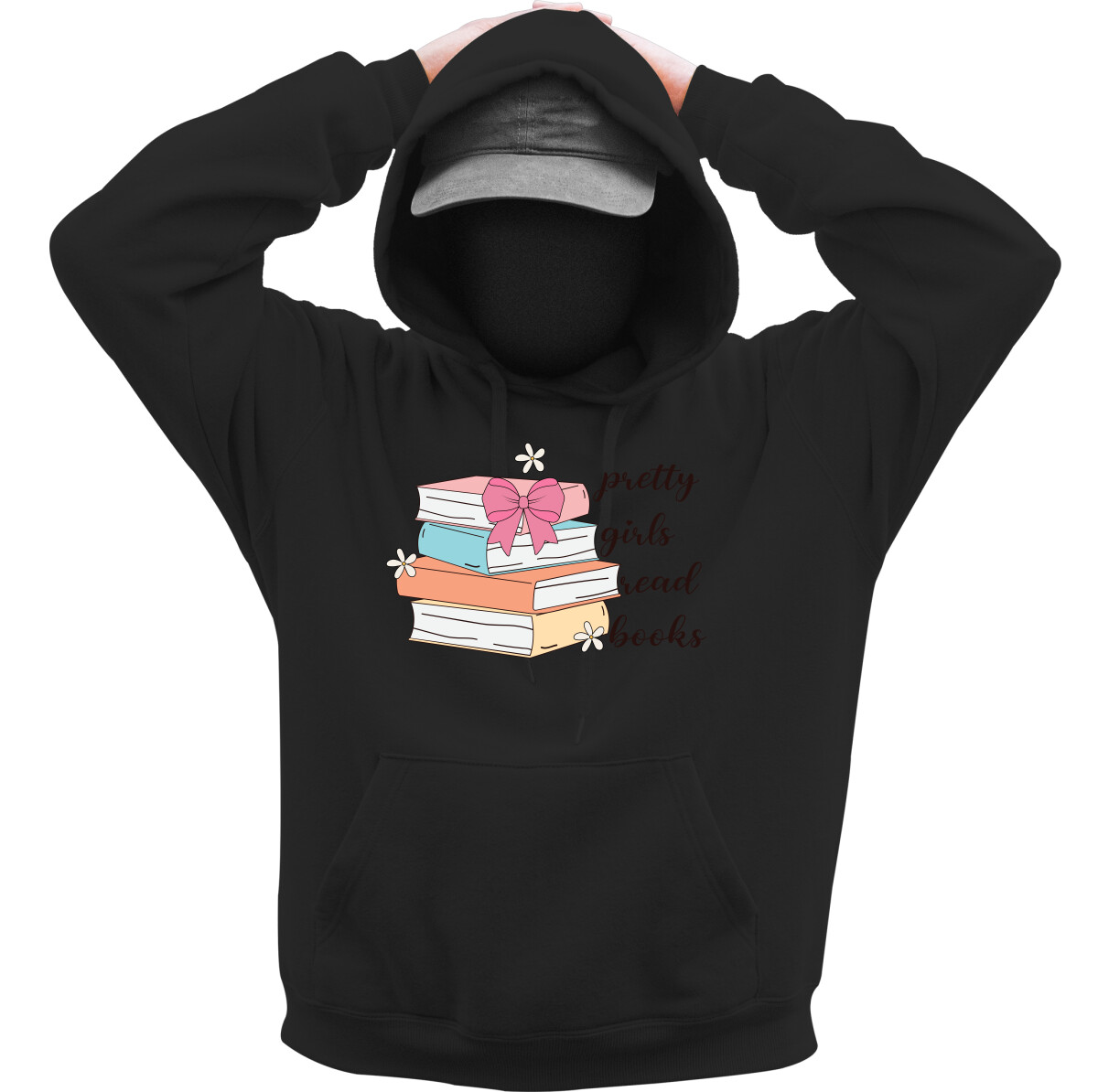 Kapucnis belebújós pulóver