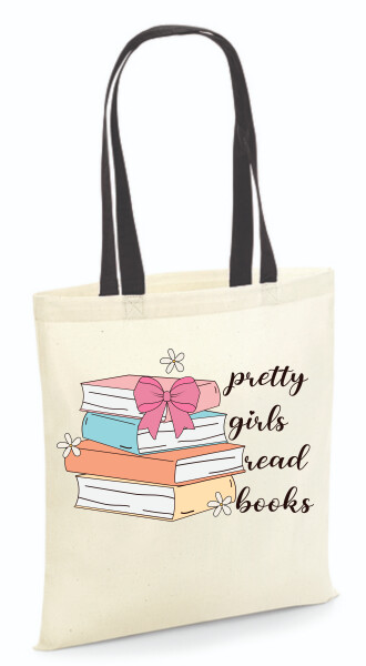 Vászontáska - színes fülű 