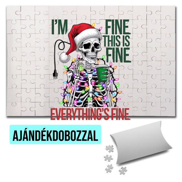 Puzzle - kirakó ajándékdobozzal