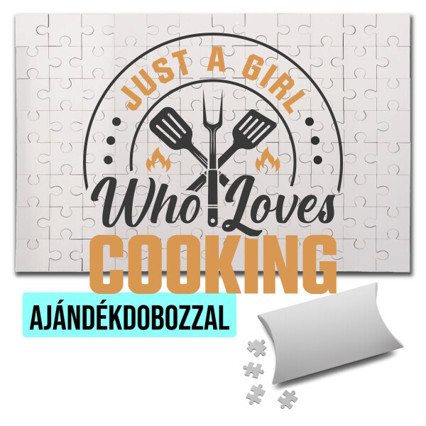 Puzzle - kirakó ajándékdobozzal