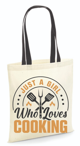 Vászontáska - színes fülű 