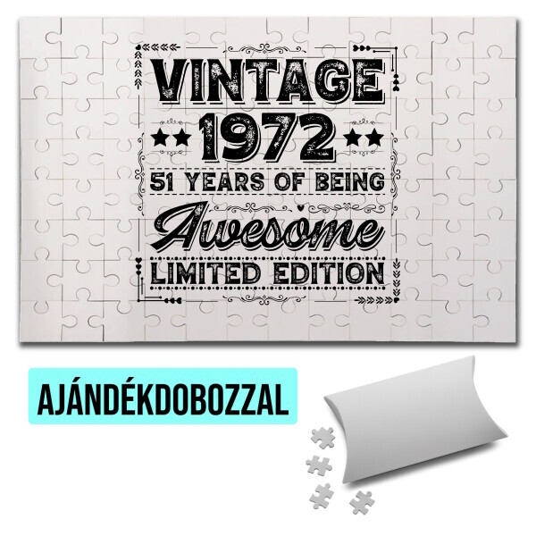 Puzzle - kirakó ajándékdobozzal