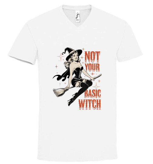 Unisex V nyakú póló