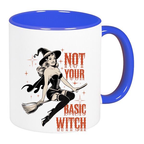 Színes fülű és belsejű bögre