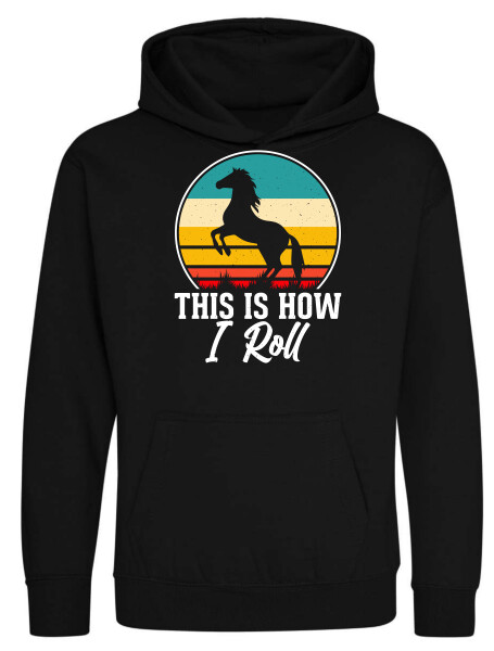 Kapucnis belebújós gyerek pulóver