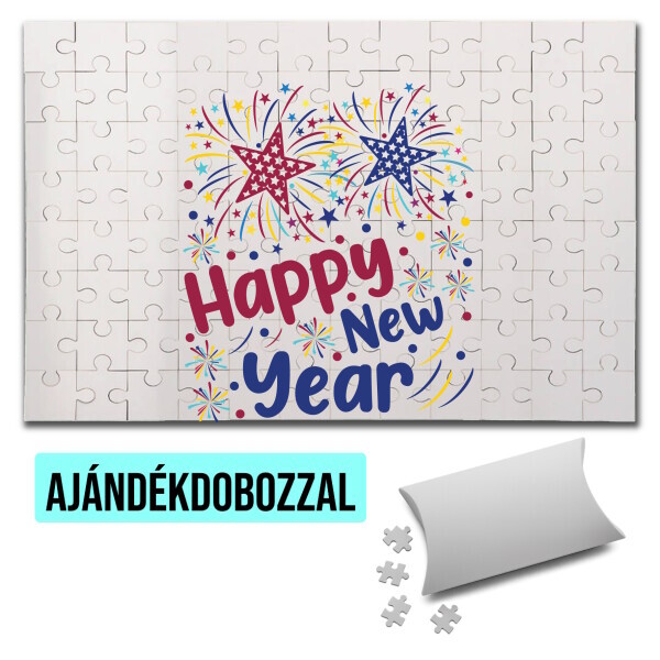 Puzzle - kirakó ajándékdobozzal