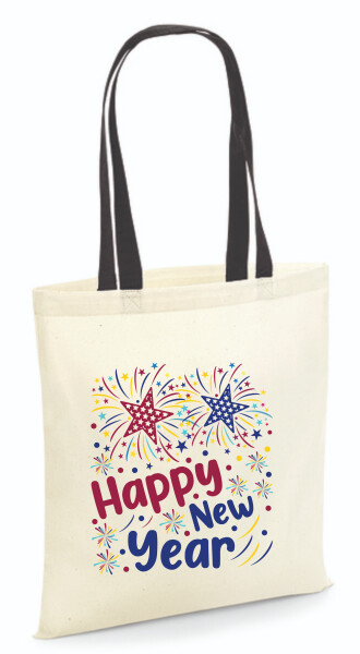 Vászontáska - színes fülű 