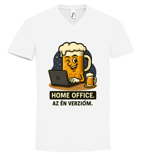Unisex V nyakú póló