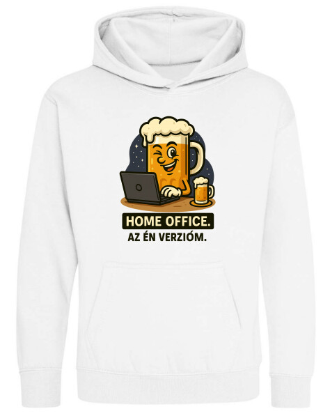 Kapucnis belebújós gyerek pulóver