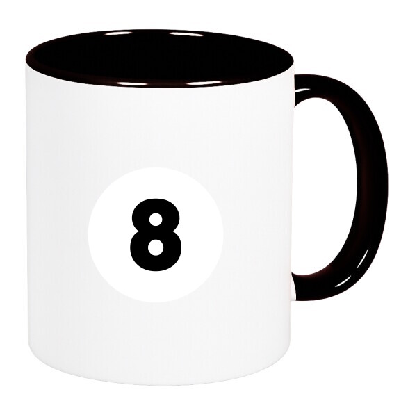 Színes fülű és belsejű bögre