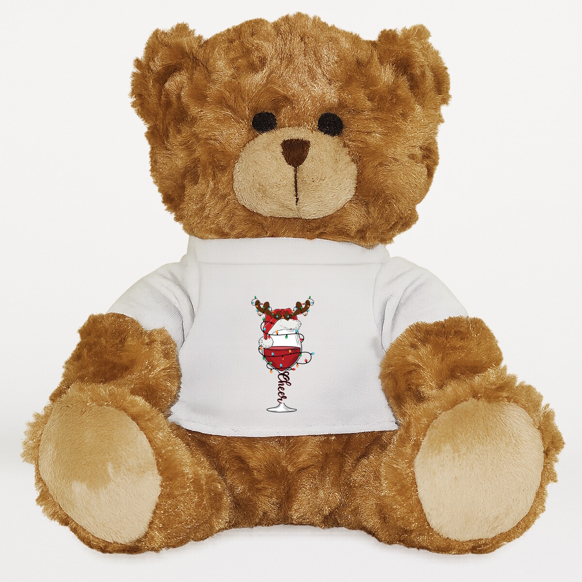 Plüssmaci egyedi pólóval