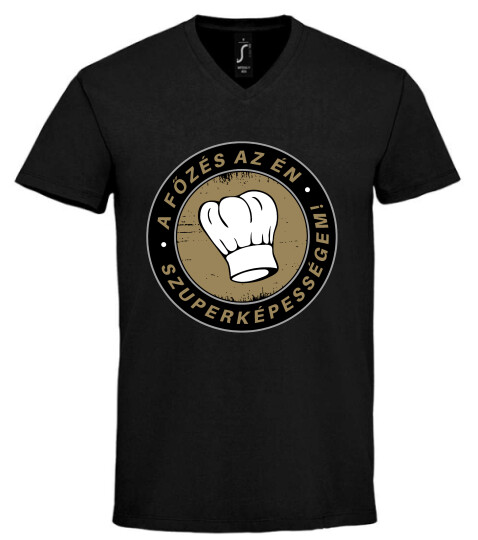 Unisex V nyakú póló