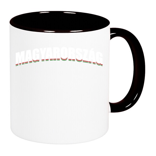 Színes fülű és belsejű bögre