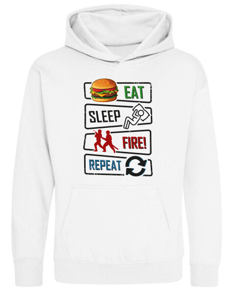 Kapucnis belebújós gyerek pulóver