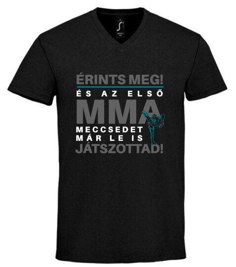 Unisex V nyakú póló