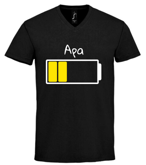 Unisex V nyakú póló