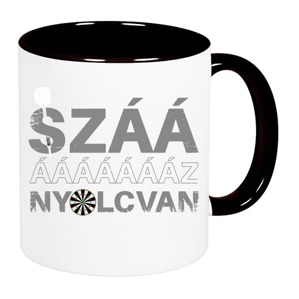 Színes fülű és belsejű bögre