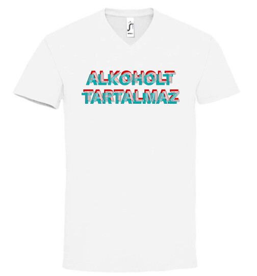 Unisex V nyakú póló