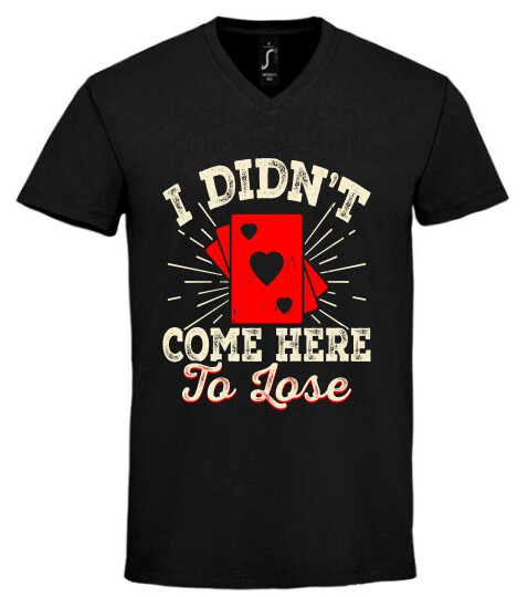 Unisex V nyakú póló