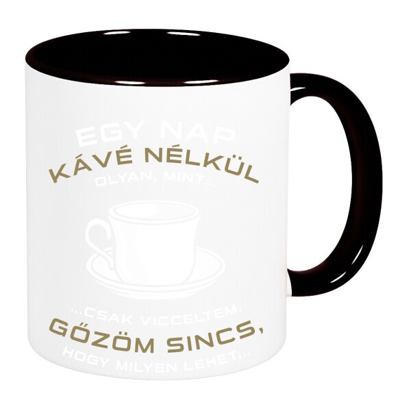 Színes fülű és belsejű bögre