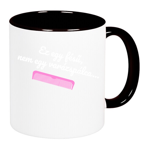 Színes fülű és belsejű bögre