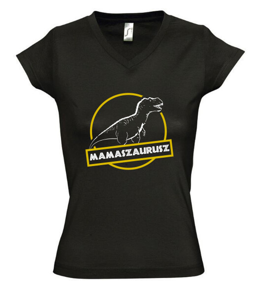 Női V nyakú póló