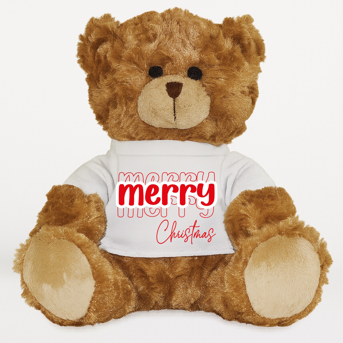 Plüssmaci egyedi pólóval