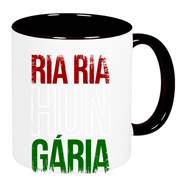 Színes fülű és belsejű bögre