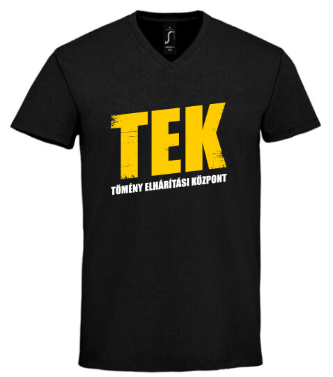 Unisex V nyakú póló
