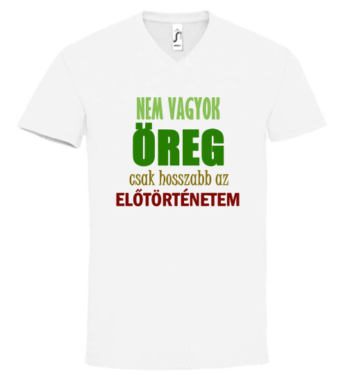 Unisex V nyakú póló