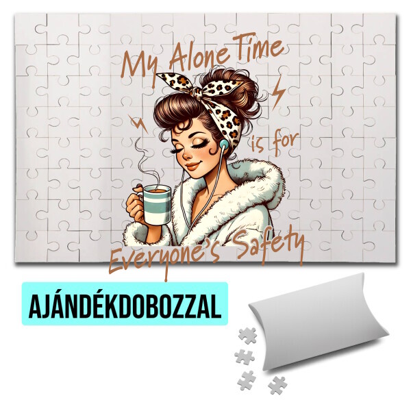 Puzzle - kirakó ajándékdobozzal
