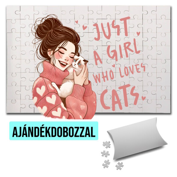 Puzzle - kirakó ajándékdobozzal