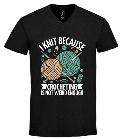 Unisex V nyakú póló