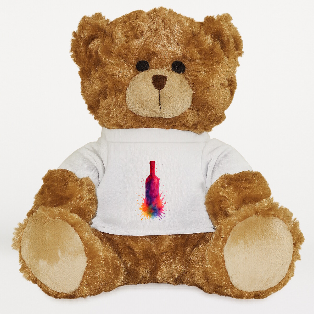 Plüssmaci egyedi pólóval