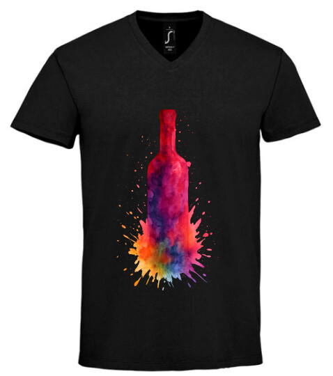 Unisex V nyakú póló