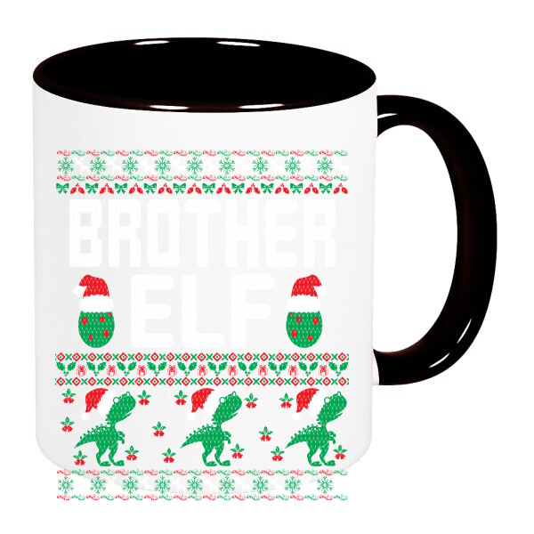 Színes fülű és belsejű bögre