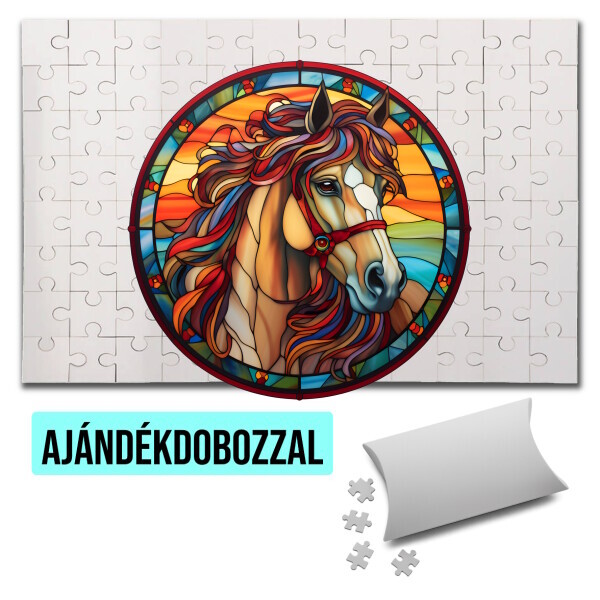 Puzzle - kirakó ajándékdobozzal