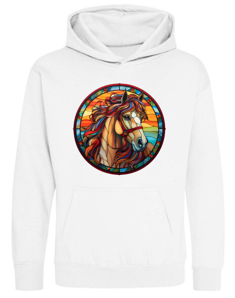 Kapucnis belebújós gyerek pulóver