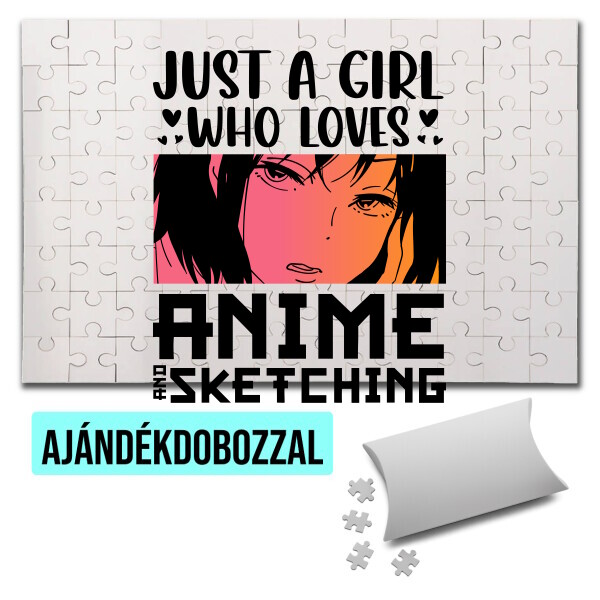 Puzzle - kirakó ajándékdobozzal