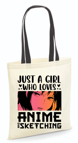 Vászontáska - színes fülű 