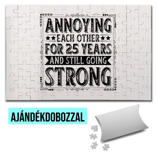 Puzzle - kirakó ajándékdobozzal