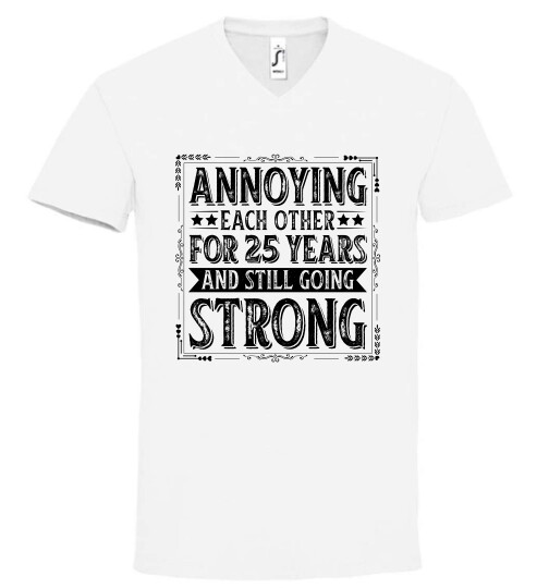 Unisex V nyakú póló