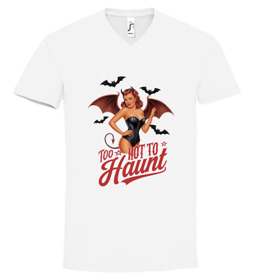 Unisex V nyakú póló