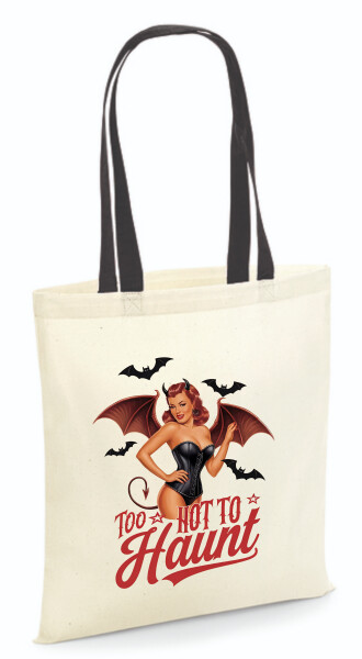 Vászontáska - színes fülű 