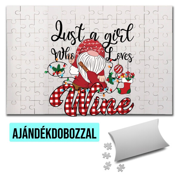 Puzzle - kirakó ajándékdobozzal