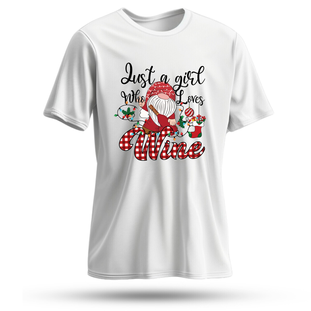 Just a girl who loves wine christmas