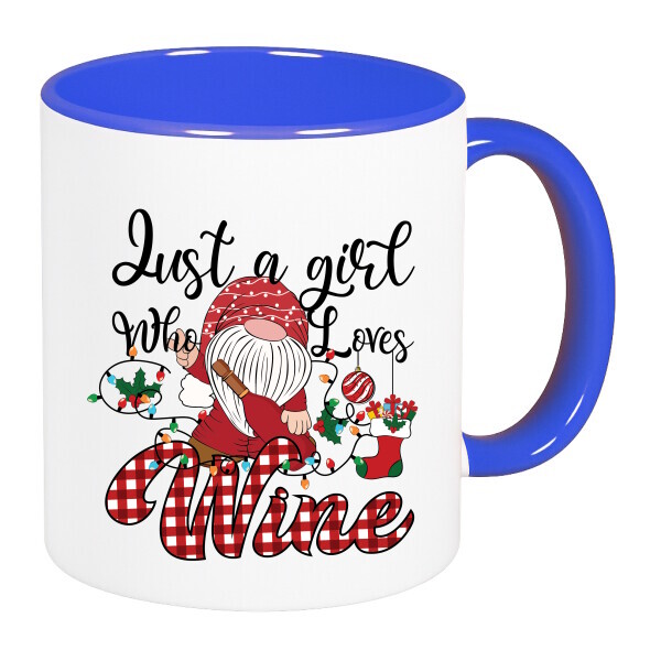 Színes fülű és belsejű bögre