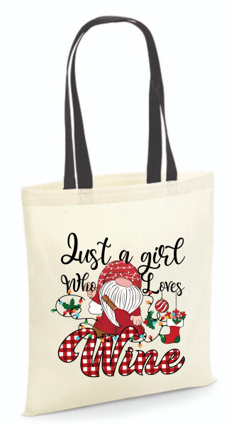 Vászontáska - színes fülű 