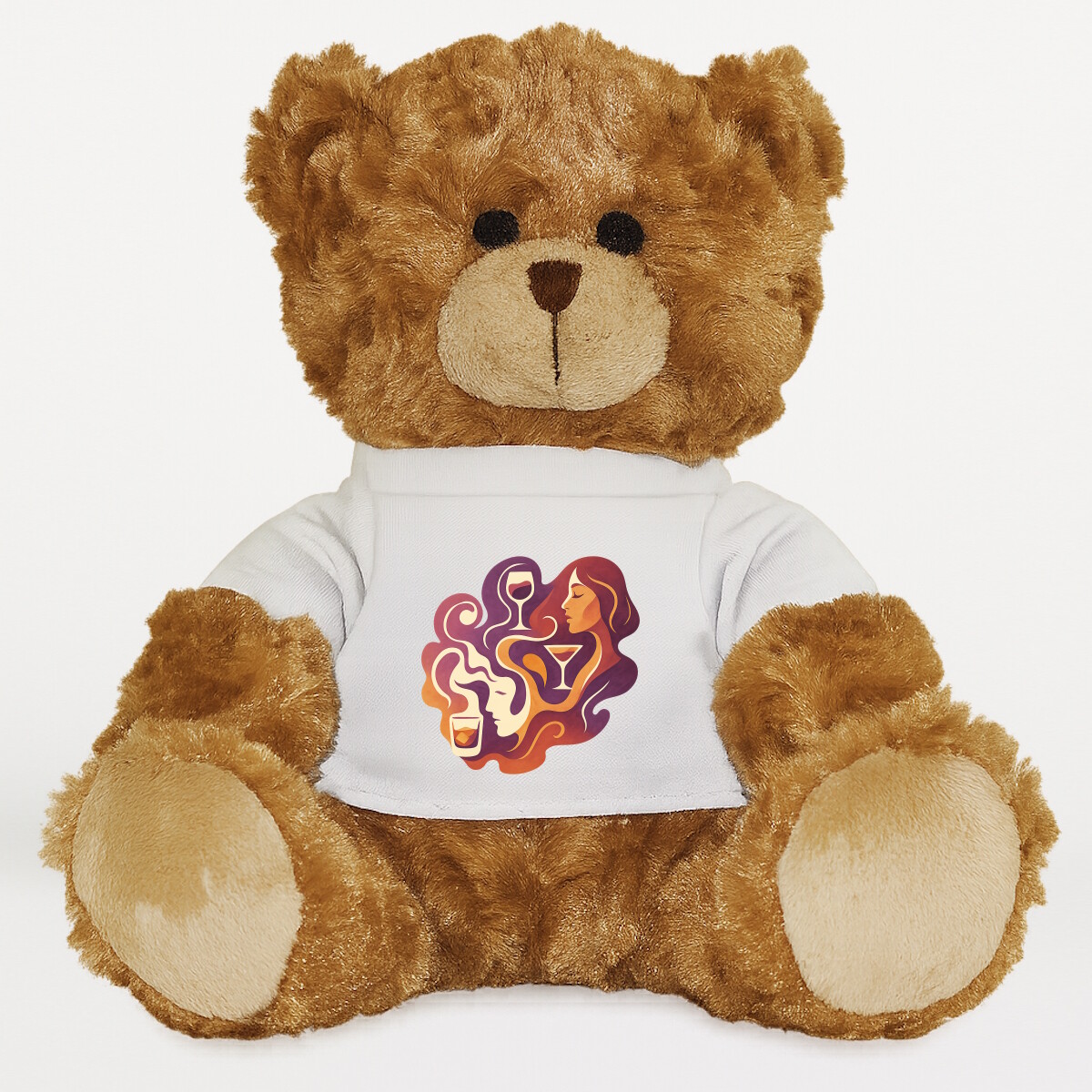 Plüssmaci egyedi pólóval