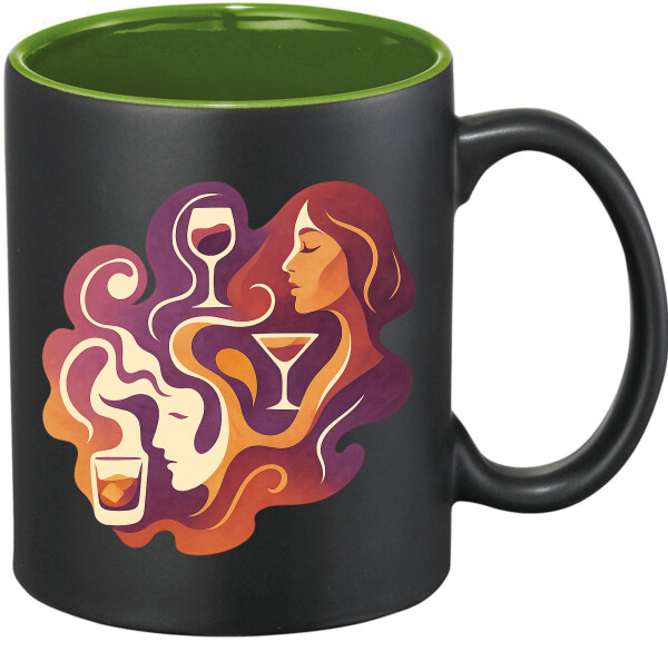 Hőre változó bögre - színes belső